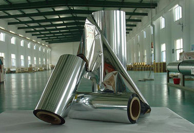 China Hoja de aluminio industrial del papel de aluminio del rollo enorme del hogar para los materiales de embalaje proveedor