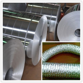 China Papel de aluminio industrial 8011 8079 0.08m m a 0,11 milímetros para el tubo y el conducto con la anchura 50m m a 61m m proveedor